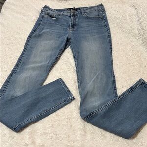 Hollister Women's High Rise Super Skinny Jeans - Light Blue